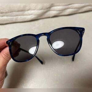 NWOT Diff Eyewear MAXWELL Sunglasses Blue/Black